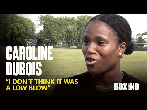 Caroline dubois reacts to usyk vs dubois "low blow" controversy