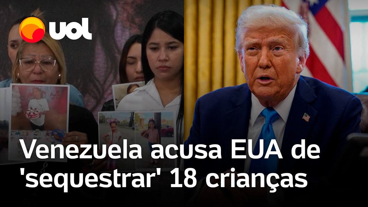 Venezuela acusa EUA de sequestrar 18 crianças em processo de deportação de Trump entenda o caso