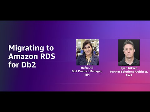 Migrating to RDS for Db2 | Amazon Web Services