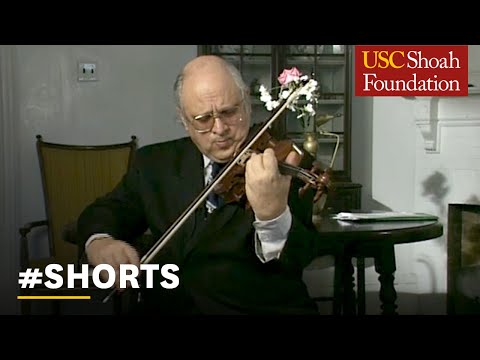 In Memoriam On The Violin | Jewish Survivor Edward Polidi | USC Shoah Foundation