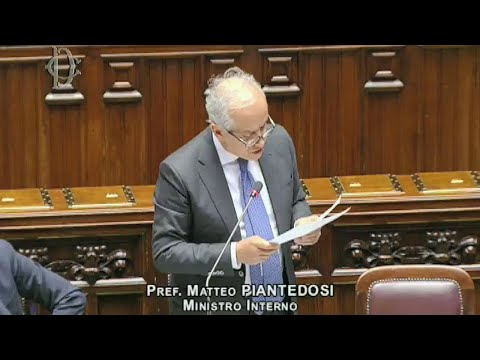 Il Ministro Piantedosi al question time alla Camera dei Deputati (03.07.2024)