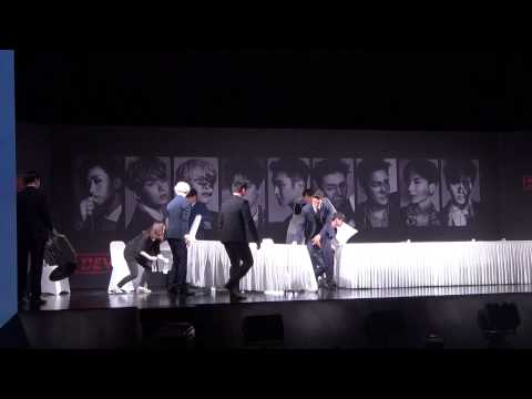 힘 좀 쓰는 슈퍼주니어 (슈퍼주니어 Super Junior Devil 데빌 기자회견)