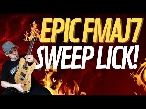 Master This Fmaj7 Sweep Picking Arpeggio