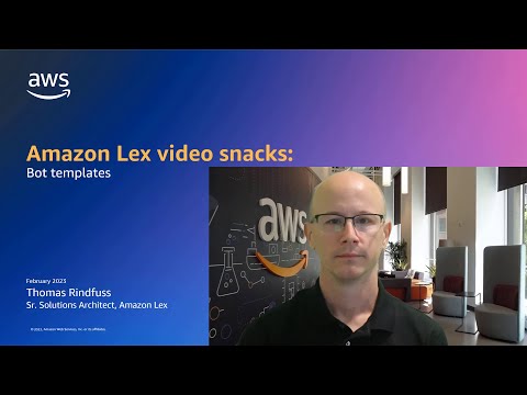 Amazon Lex: Bot Templates | Amazon Web Services