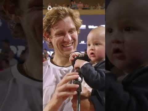 Interview INTERRUPTED By Nicolas Jarry's Son 🤣