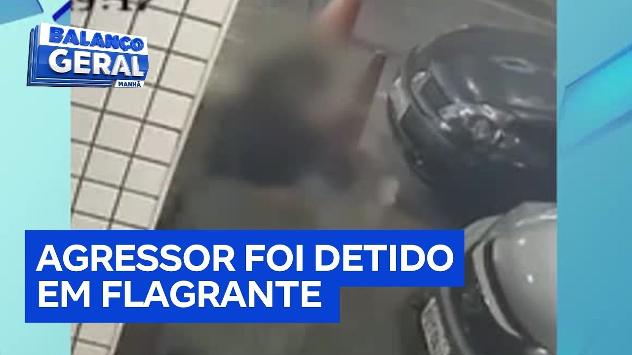 Funcionária de banca é agredida após pedir para homem deixar o local