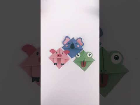 Origami Collection LOOP | Animal Bookmarks, Lily, Tulip, and Lotus Flowers