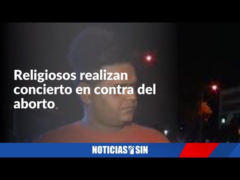 Religiosos realizan concierto en contra del aborto