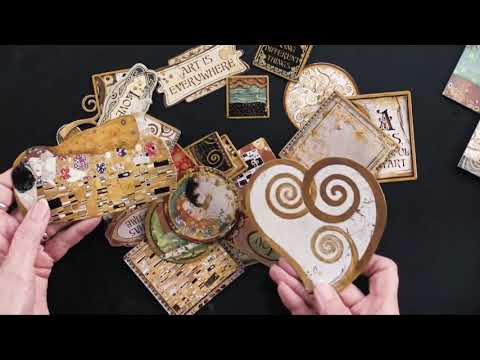 Klimt Exploding Box 3D Paper Kit