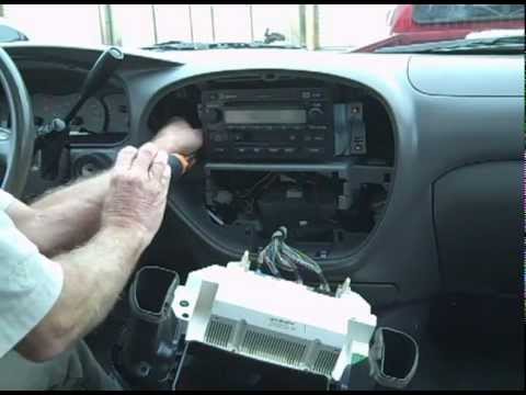 How to remove radio from 2003 toyota sequoia