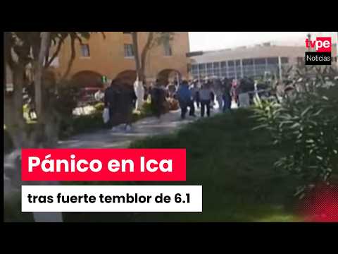 Sismo de 6.1 sacude Ica y genera pánico entre la población