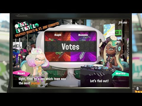 Splatoon 2 - Splatfest Raph VS Donnie Results! (TMNT Tournament Style Round 3/3)