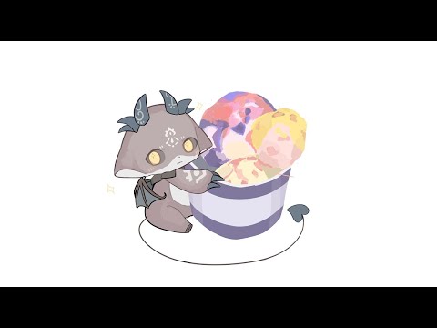 あいすたべたべあくま~アンナミラーズのぶるべりちーずけーき~【でびでび・でびる/にじさんじ】