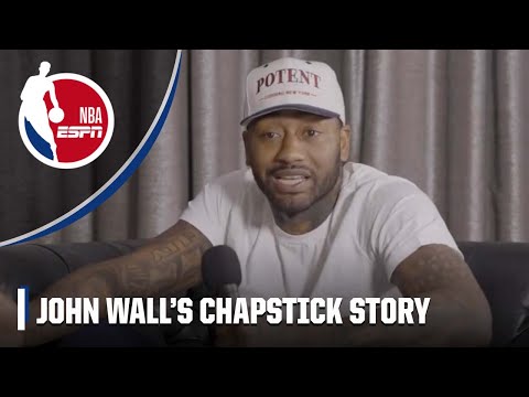 John Wall on why he will NEVER be without chapstick during an interview 🤣