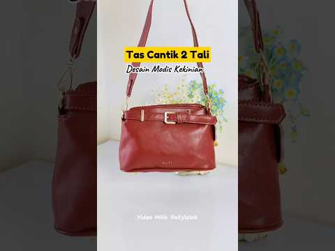 tas cantik dapat 2 tali #taswanita #fashionhaul #tas2in1