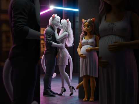 Love is gone... but the courage to become a mother remains#shorts #cat #catshorts #kitten#kitty