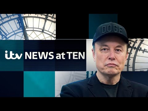 Watch ITV News at Ten - as Trump bids farewell to Elon Musk | ITV News