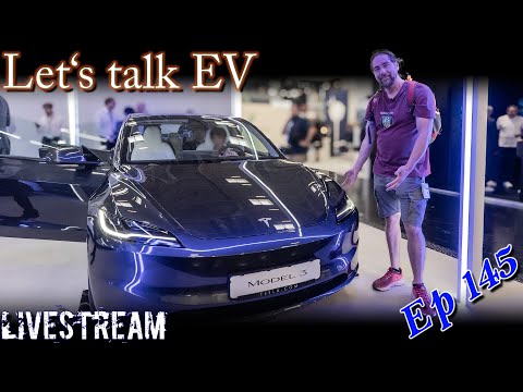 (live) Let's talk EV - My first press car from Tesla, finally!