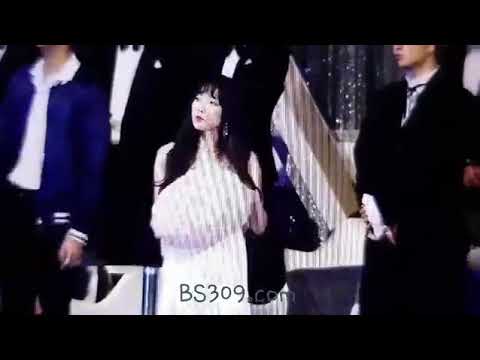 Taeyeon reaction to Super Junior