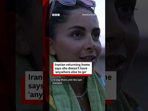 BBC journalist speaks to Iranian families at Turkey border. #Iran #BBCNews