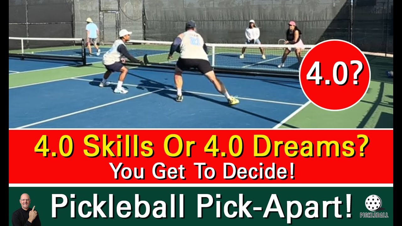 Pickleball! Have These Players Advanced To The 4 0 Level?