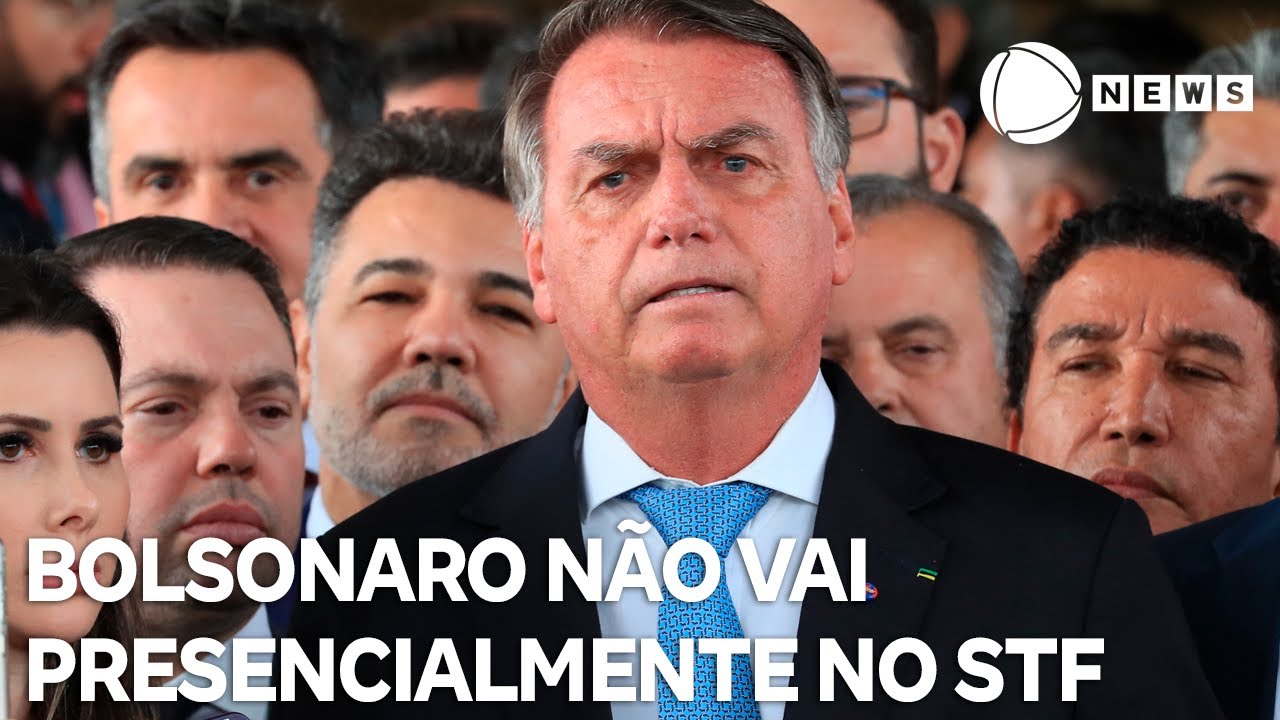 Bolsonaro não vai presencialmente a julgamento no STF, confirma defesa