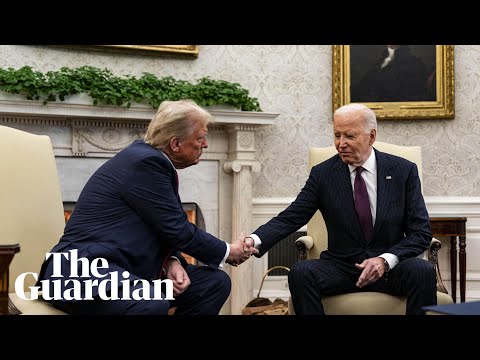Joe Biden hosts Donald Trump at the White House