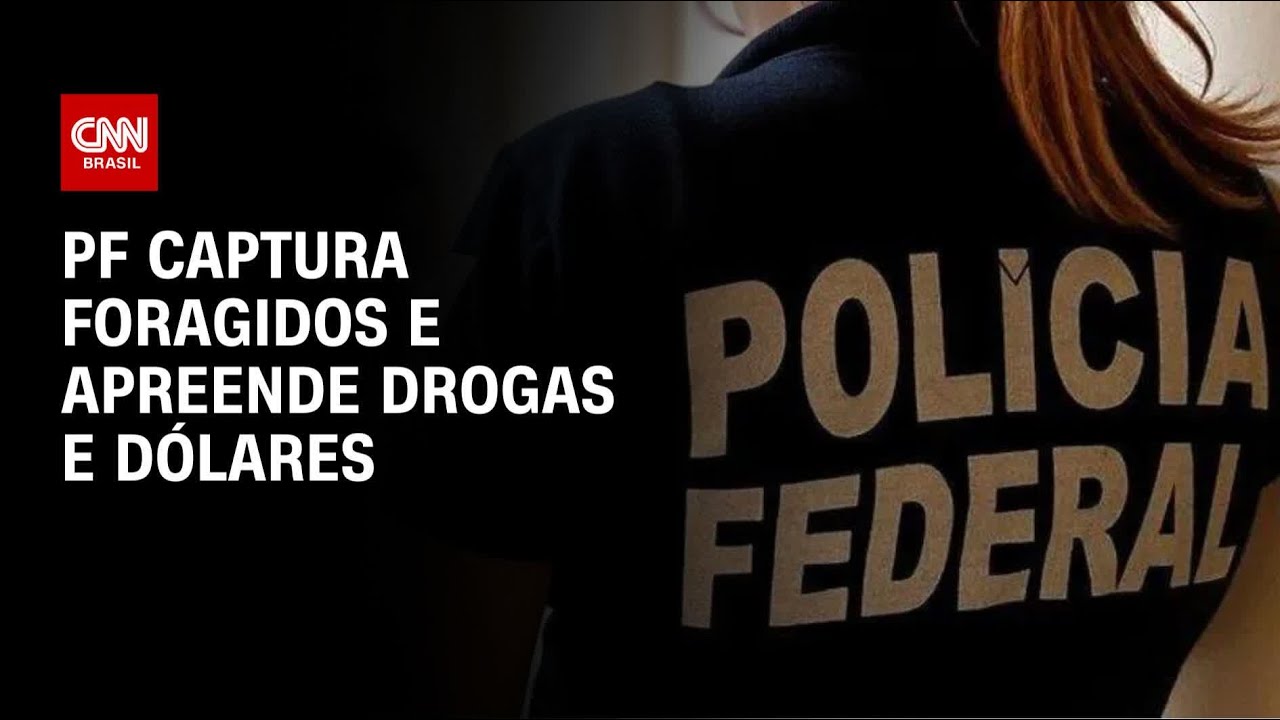 PF captura foragidos e apreende drogas e dólares no aeroporto de Guarulhos | CNN NOVO DIA
