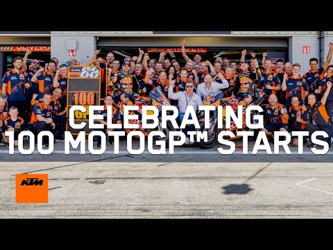 Celebrating 100 MotoGP™ Starts - KTM
