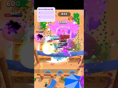 SHELLY - MORTIS' WORST NIGHTMARE 💀 #brawlstars #supercell #gaming #games #gameplay #shorts #short