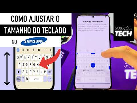 Como AJUSTAR o TAMANHO do TECLADO no SAMSUNG (ATUALIZADO)