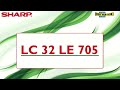 Sharp LC32LE705 LED TV 2010