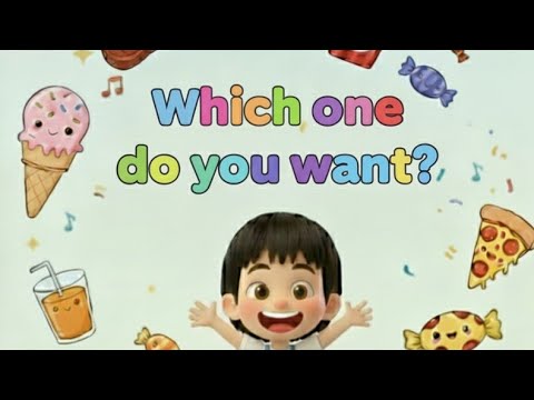 Food Song | Which One Do You Want? | Toddler Song | Children's Song | Kids Music | 어린이영어 | 유아영어