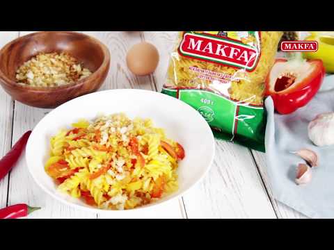 MAKFA | Рецепты | Макароны с перцем