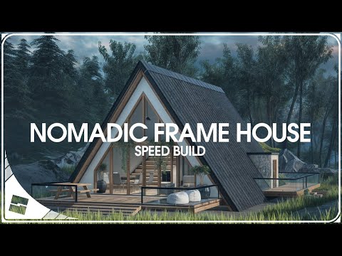 ROBLOX Studio | [SpeedBuild] Nomadic Frame House 🌲
