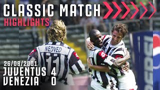 Juventus 4-0 Venezia | Buffon, Nedved & Thuram Make Their Juventus Debut! | Classic Match Highlights