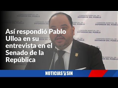 Pablo Ulloa es elegido Defensor del Pueblo