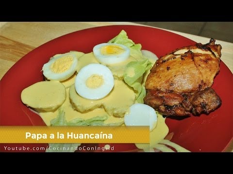 PAPA A LA HUANCAINA - RECETA PERUANA