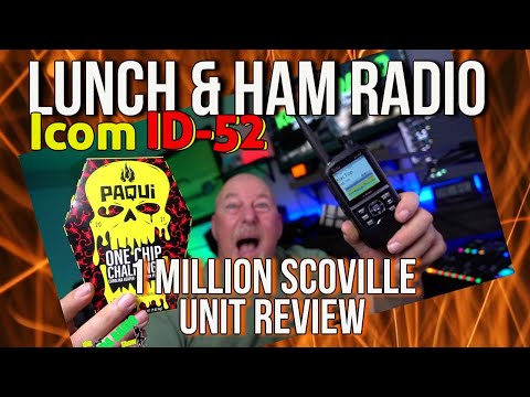 Icom ID-52 Review Attempt While doing the Paqui One Chip Challenge | Fail