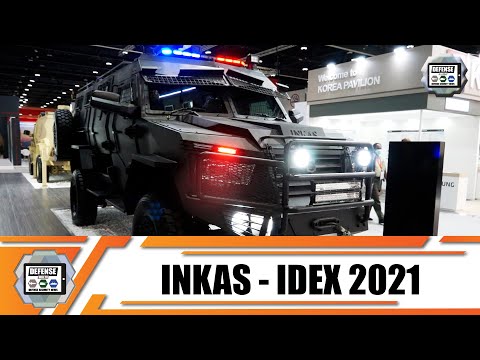 UAE-based company INKAS presents its full range of wheeled tactical and armored vehicles