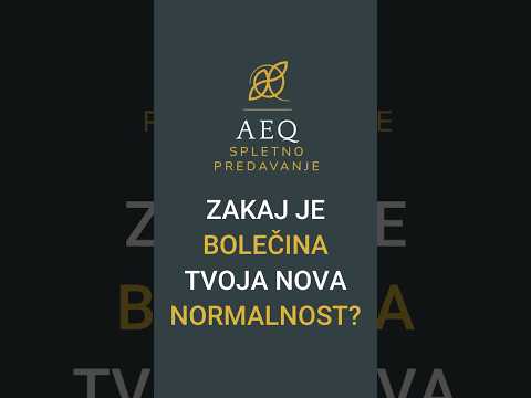 AEQ Short - Zakaj je bolečina tvoja nova normalnost? #aeqmetoda #normal #pain #newnormal