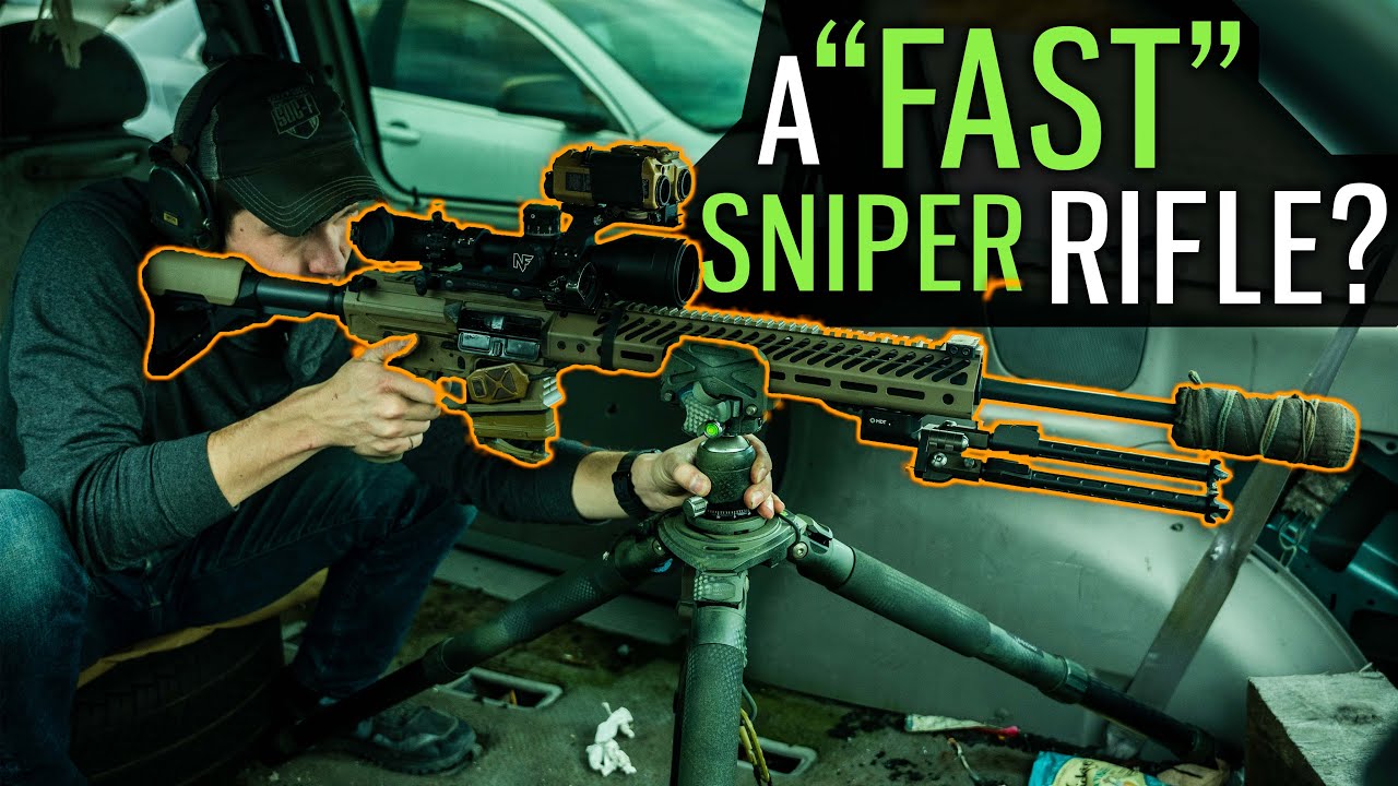 Can You Shoot a 17lb Sniper Rifle Up Close Fast?
