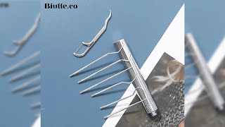 Pratinjau video produk Biutte.co Tusuk Gigi Stainless Steel Toothpick Portable Carry 7 PCS - TP0554304