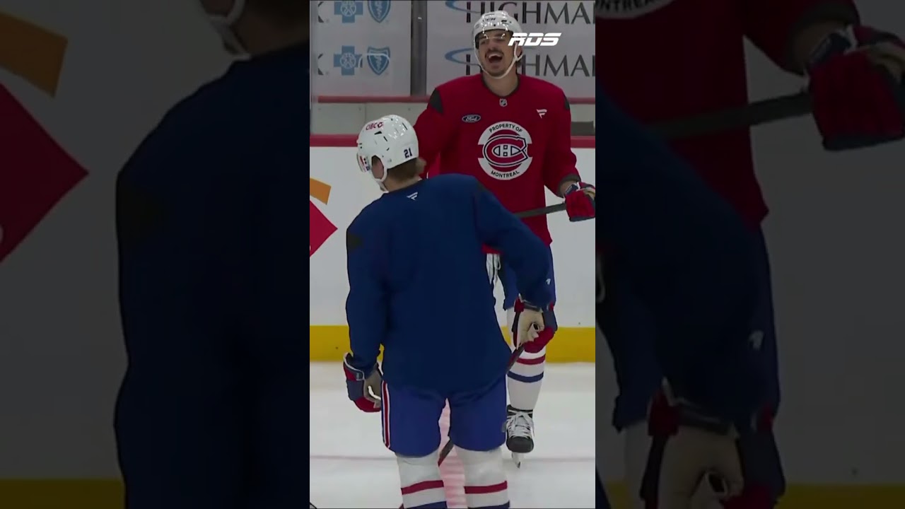 Petite séance de plaisir pour Jayden Struble et Arber Xhekaj à l’entraînement!😂👀
