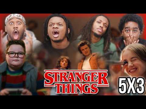 HOLLY IS IN LALA LAND?!!!! | STRANGER THINGS "THE TURNBOW TRAP" | 5X3 GROUP REACTION