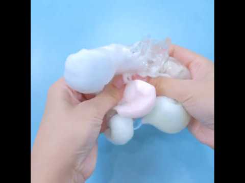 ハンドガムに泡を混ぜたら3日後にこうなる