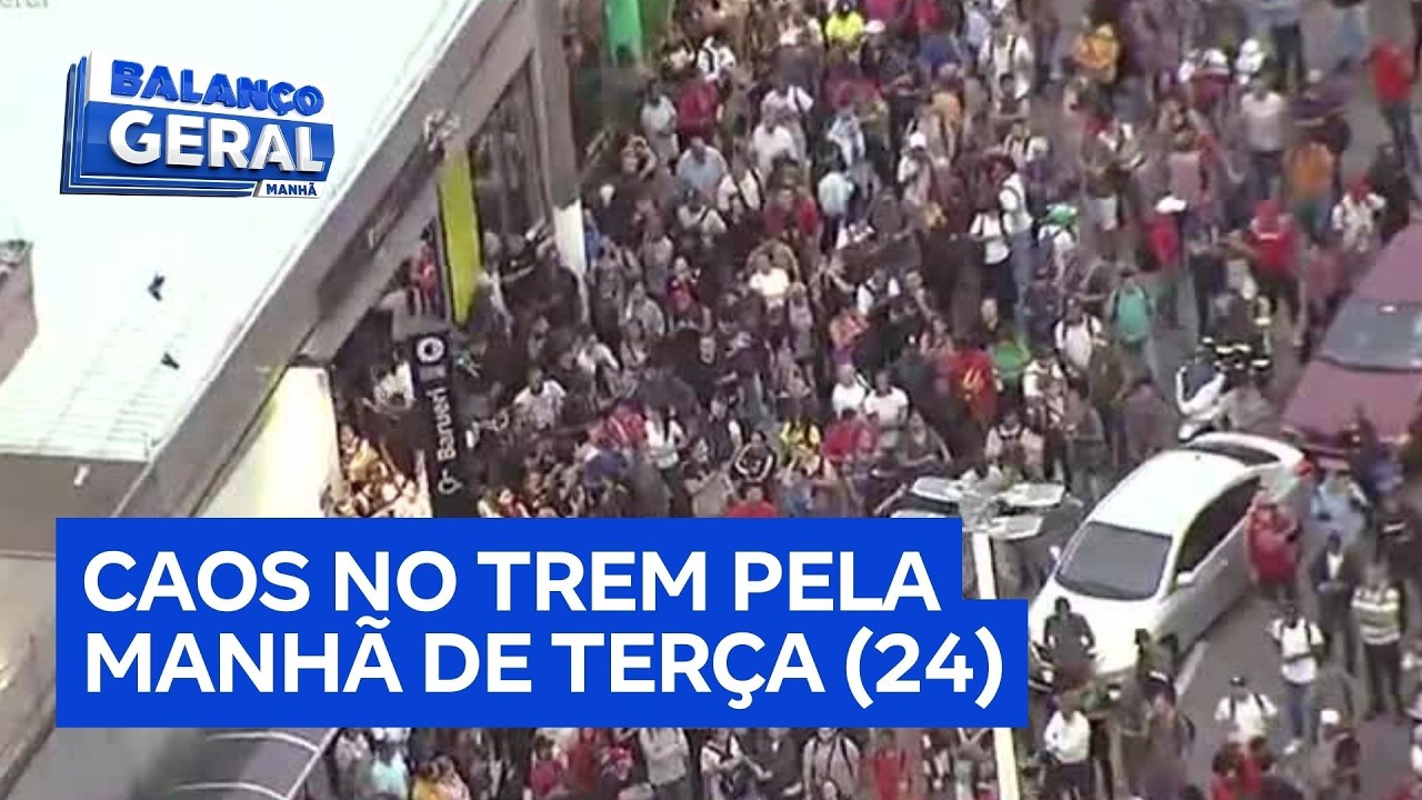 Falha técnica provoca interrupção de linha de trem em São Paulo