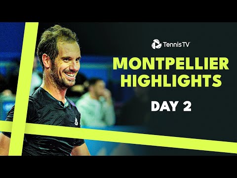 Shapovalov Plays Gaston; Gasquet, Pouille & Cazaux In Action  | Montpellier 2024 Highlights Day 2