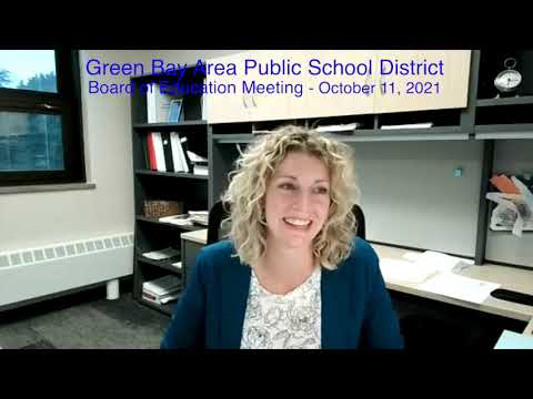 GBAPSD Board of Education Meeting: October 11, 2021