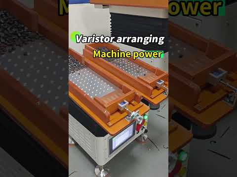 #varistor #electroniccomponents #factoryautomation #chinamachine #vibrating